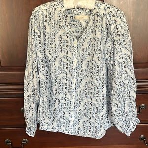 Loft light cotton button down